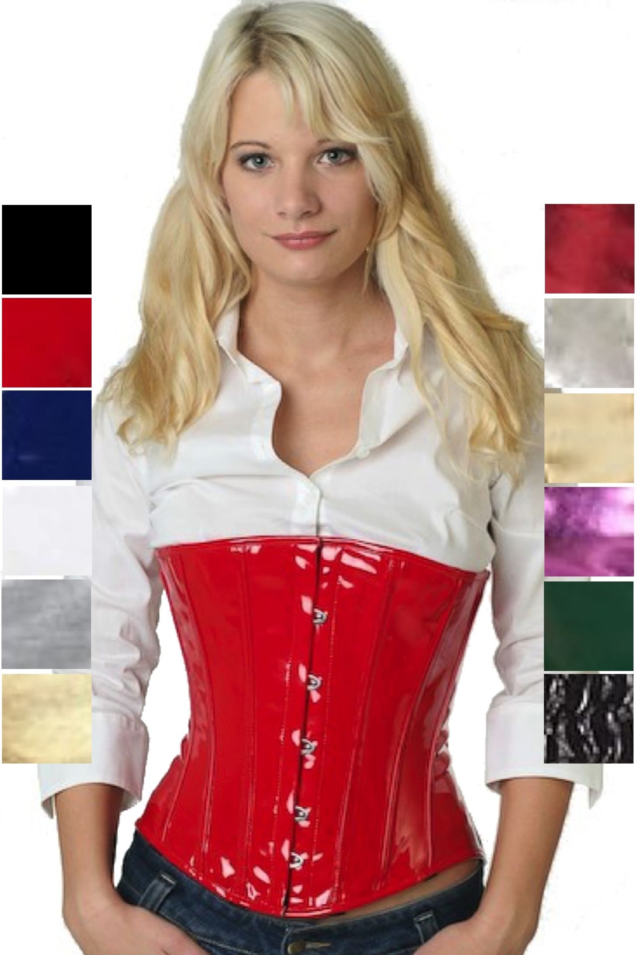 Korsett Lack Rot Unterrust Korsett Lack Rot Unterrust