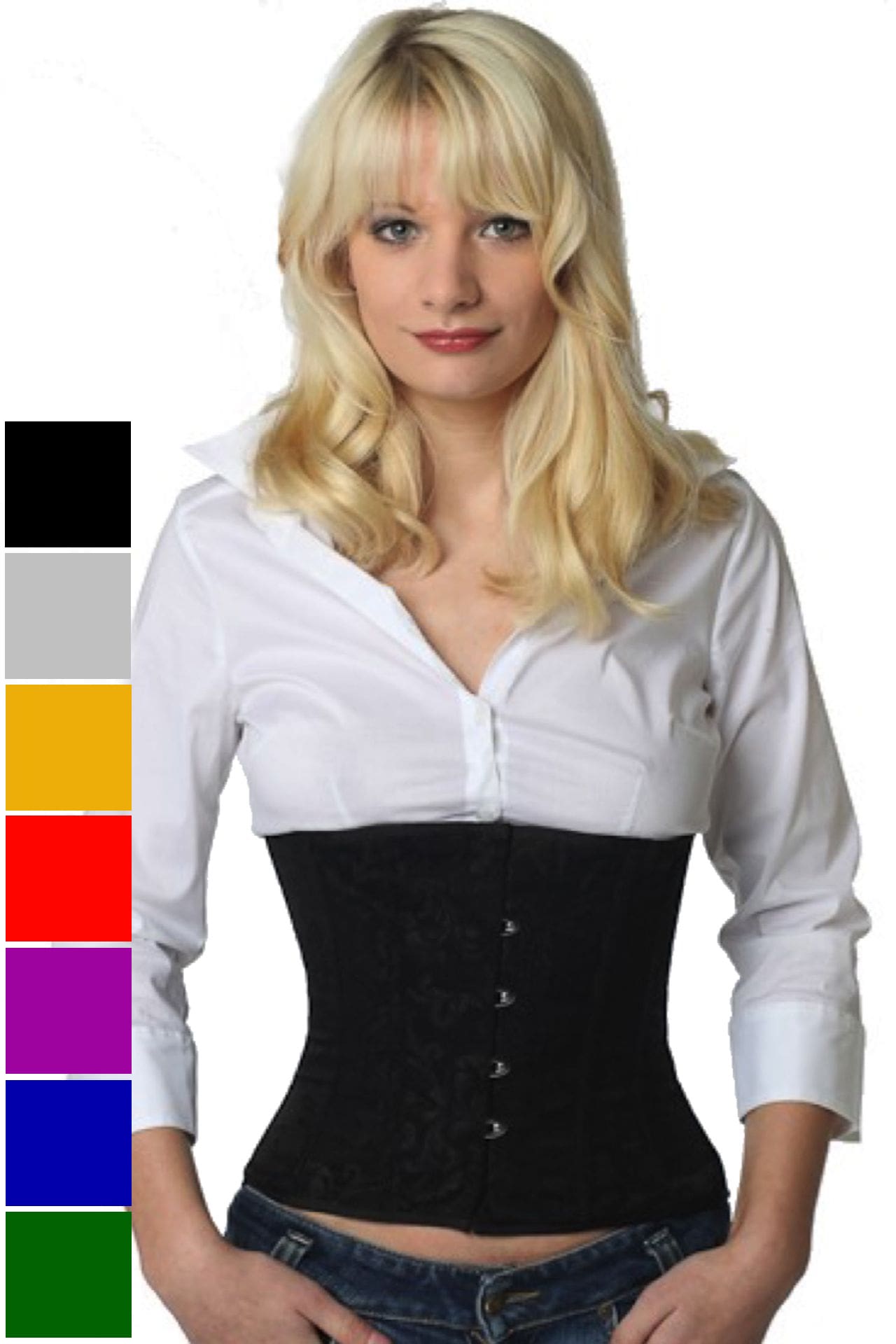 Korsett Brokat Schwarz Taillen rw80 Korsett Brokat Schwarz Taillen rw80