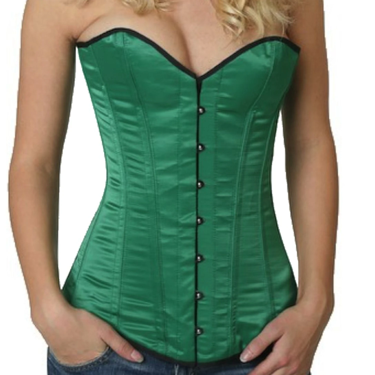 Korsett Grün Vollbrust Satin sy14 Korsett Grün Vollbrust Satin sy14