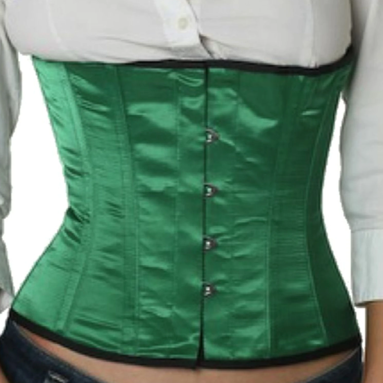 Korsett Taillen Grün Satin sw14 Korsett Taillen Grün Satin sw14