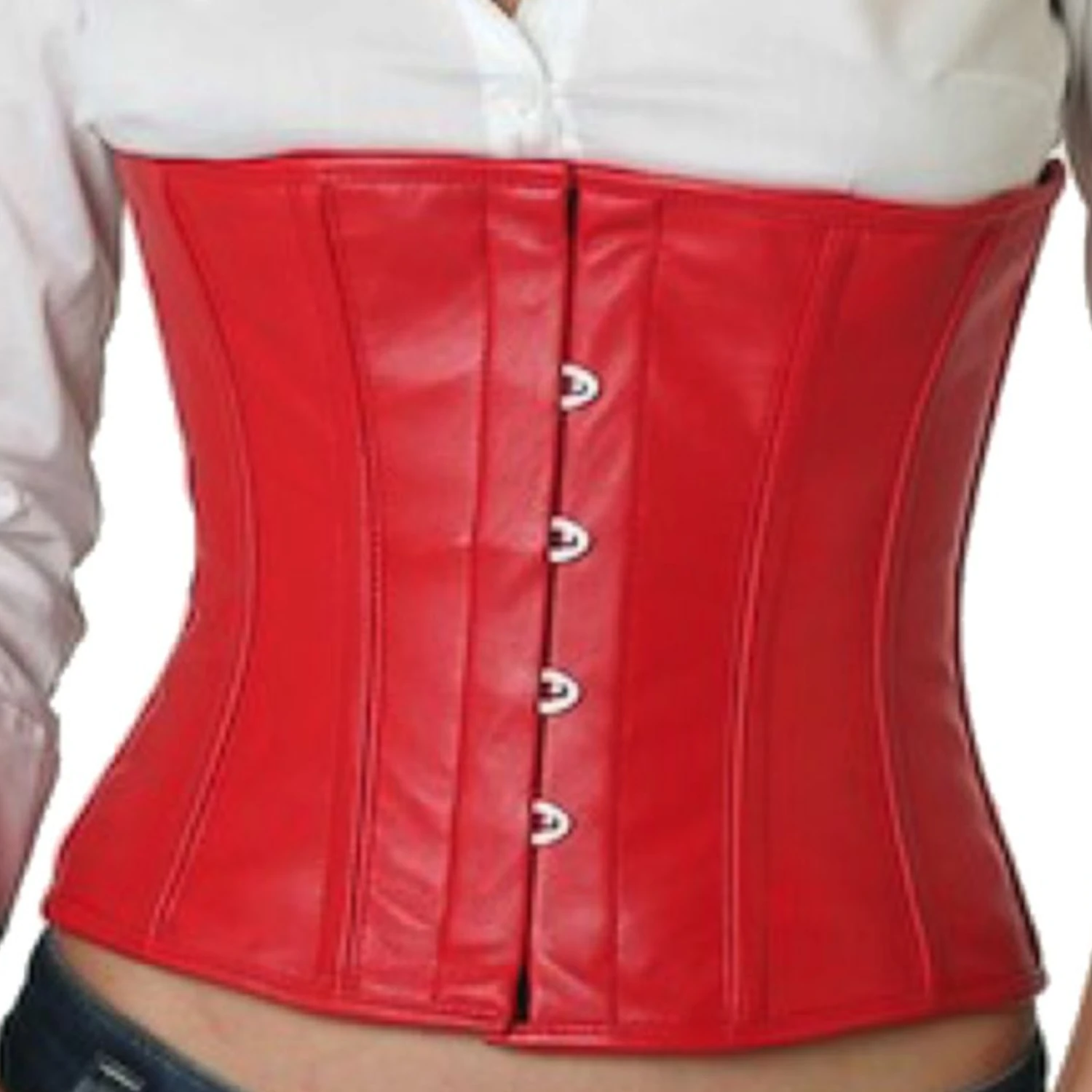 Korsett Rot Taillen Leder lw23 Korsett Rot Taillen Leder lw23
