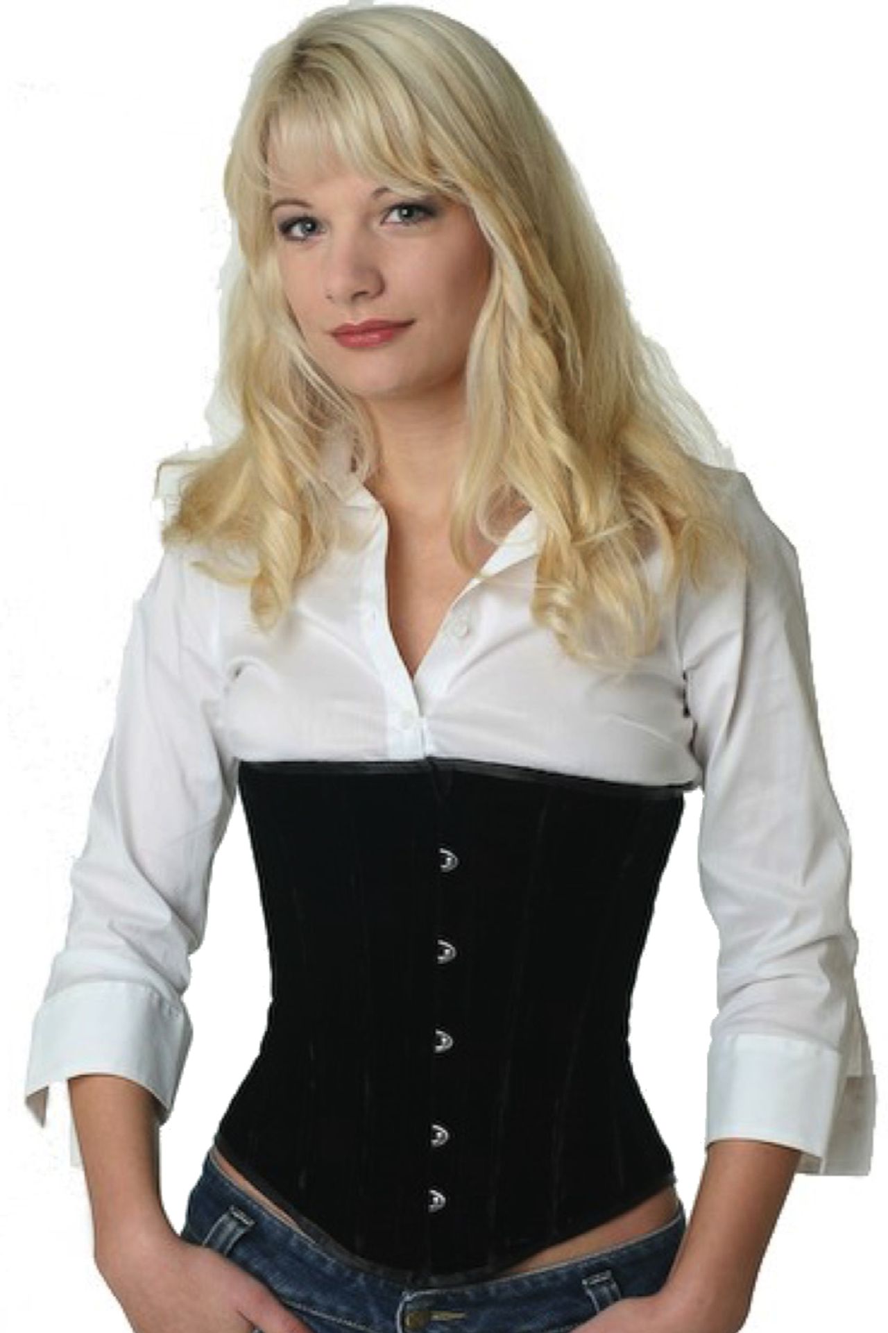 Korsett Samt Schwarz Unterrust Korsett Samt Schwarz Unterrust