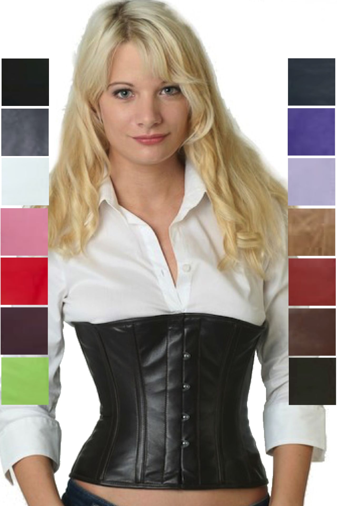 Korsett Braun Dunkelbraun Taillen Leder lw25 Korsett Braun Dunkelbraun Taillen Leder lw25