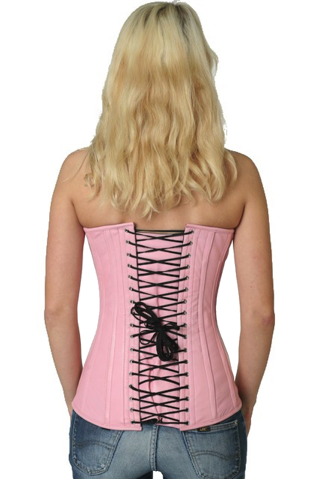 Korsett rosa Leder Vollbrust Korsett rosa Leder Vollbrust