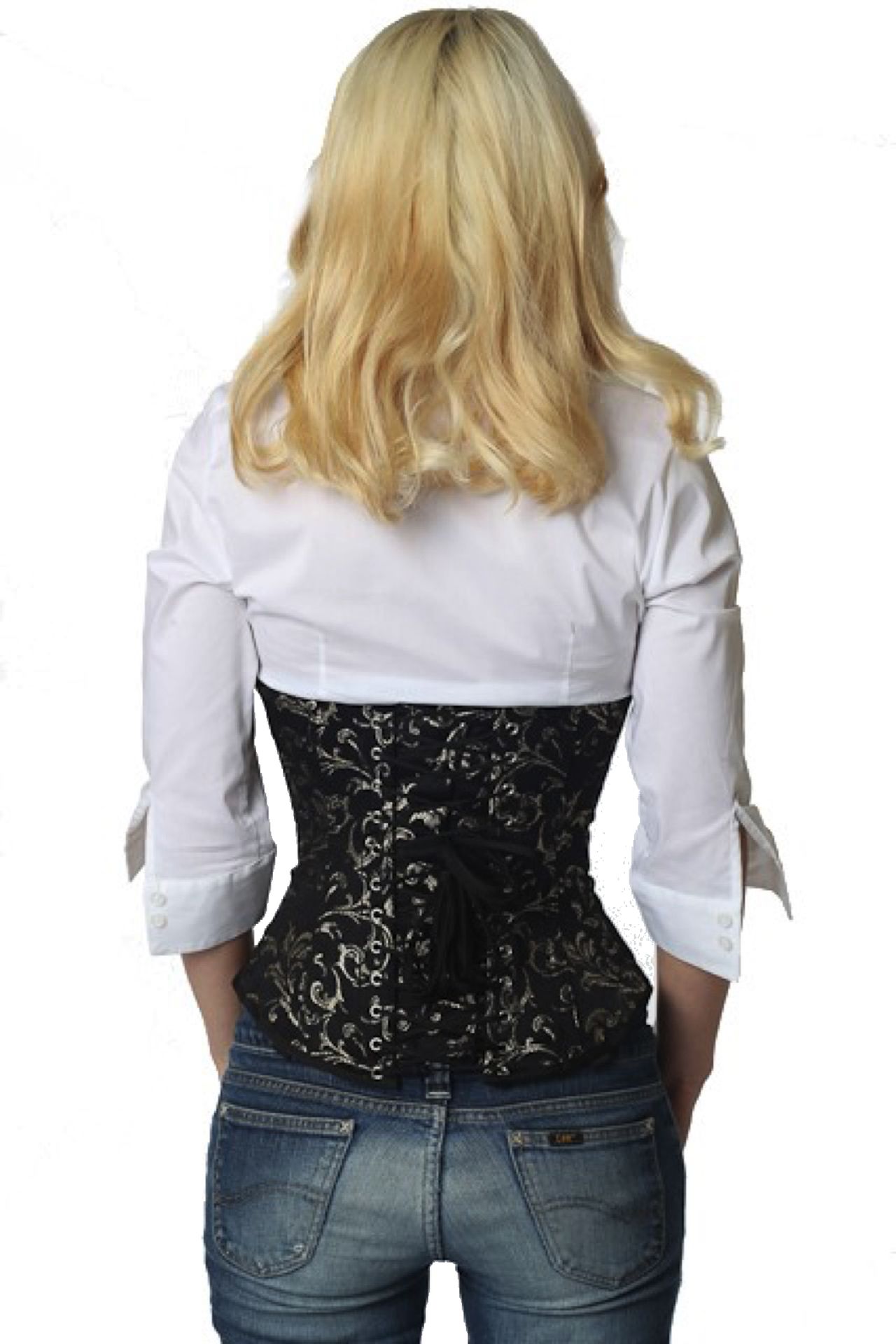 Korsett Brokat Gold Unterrust Korsett Brokat Gold Unterrust