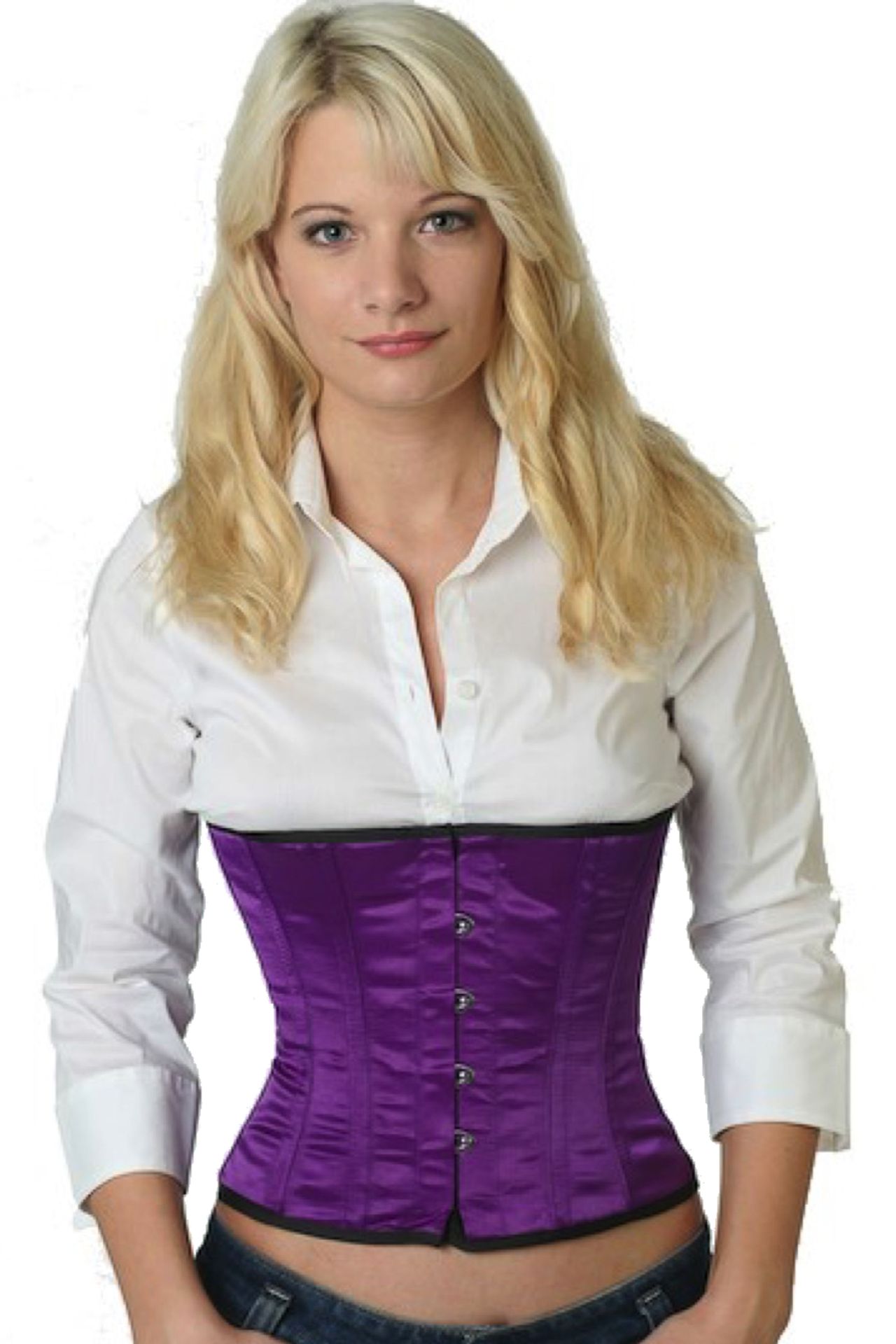 Korsett violett Taillenkorsett Korsett violett Taillenkorsett