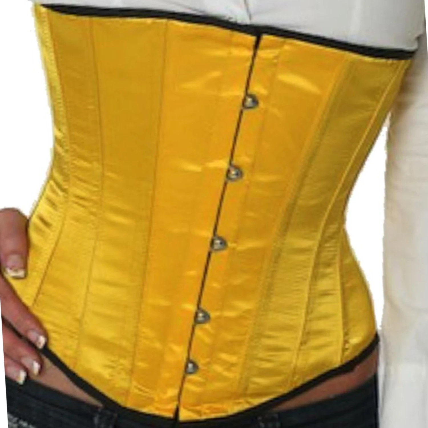 Korsett Gelb Mango Unterbrust Satin su13 Korsett Gelb Mango Unterbrust Satin su13