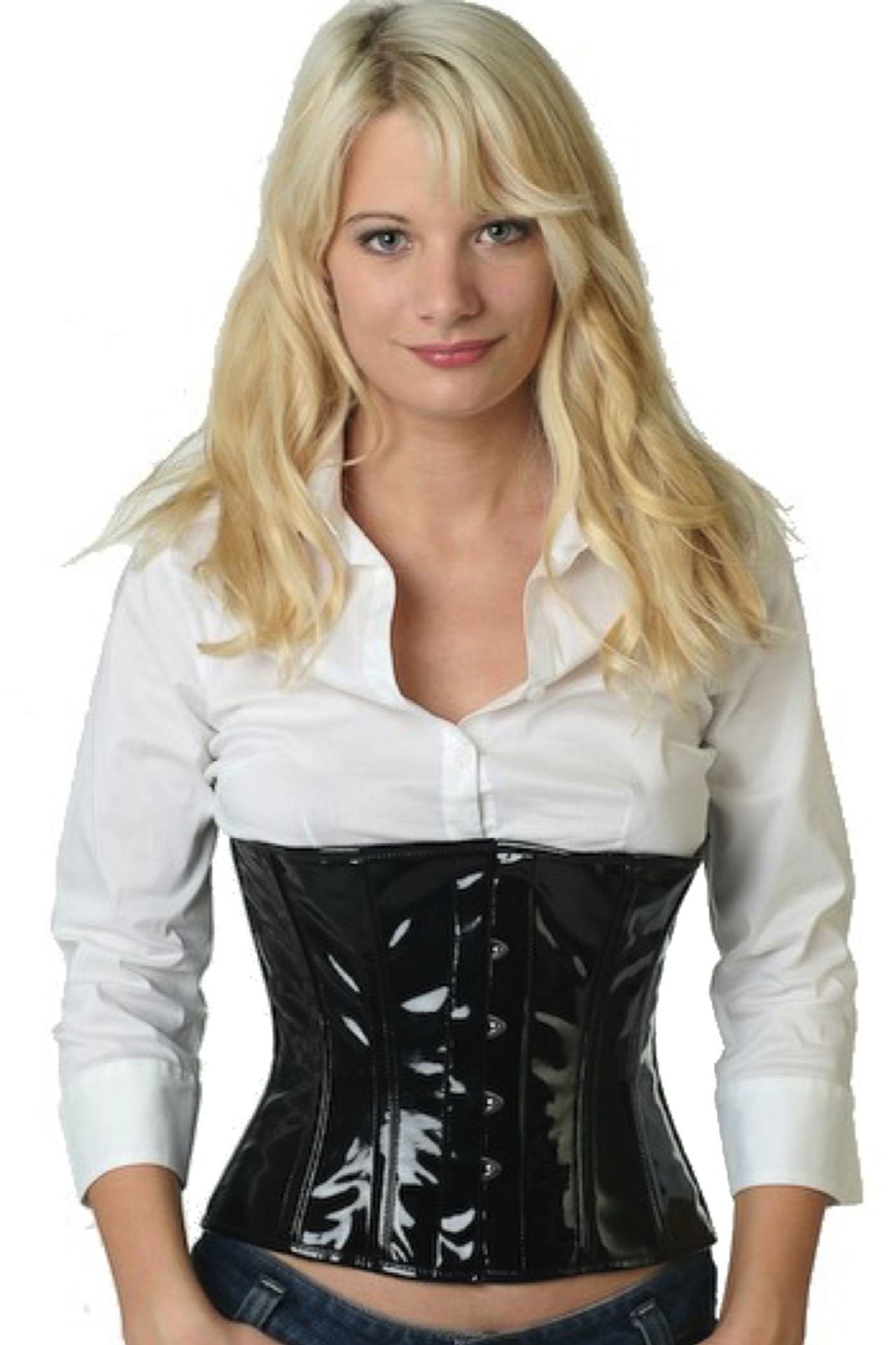 Korsett Lack Schwarz Taillenkorsett Korsett Lack Schwarz Taillenkorsett