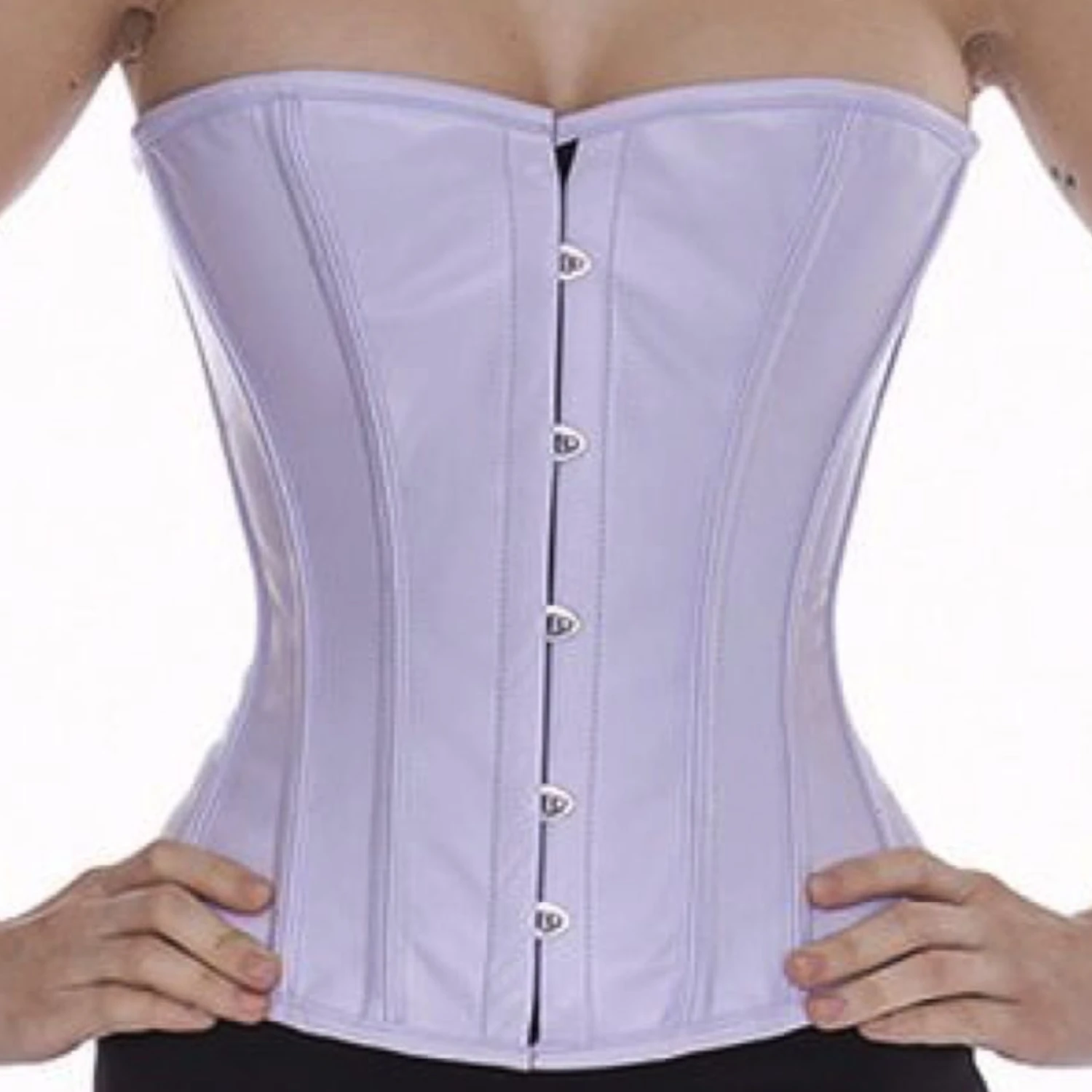 Korsett Hell Violett Halbbrust Leder lh39 Korsett Hell Violett Halbbrust Leder lh39
