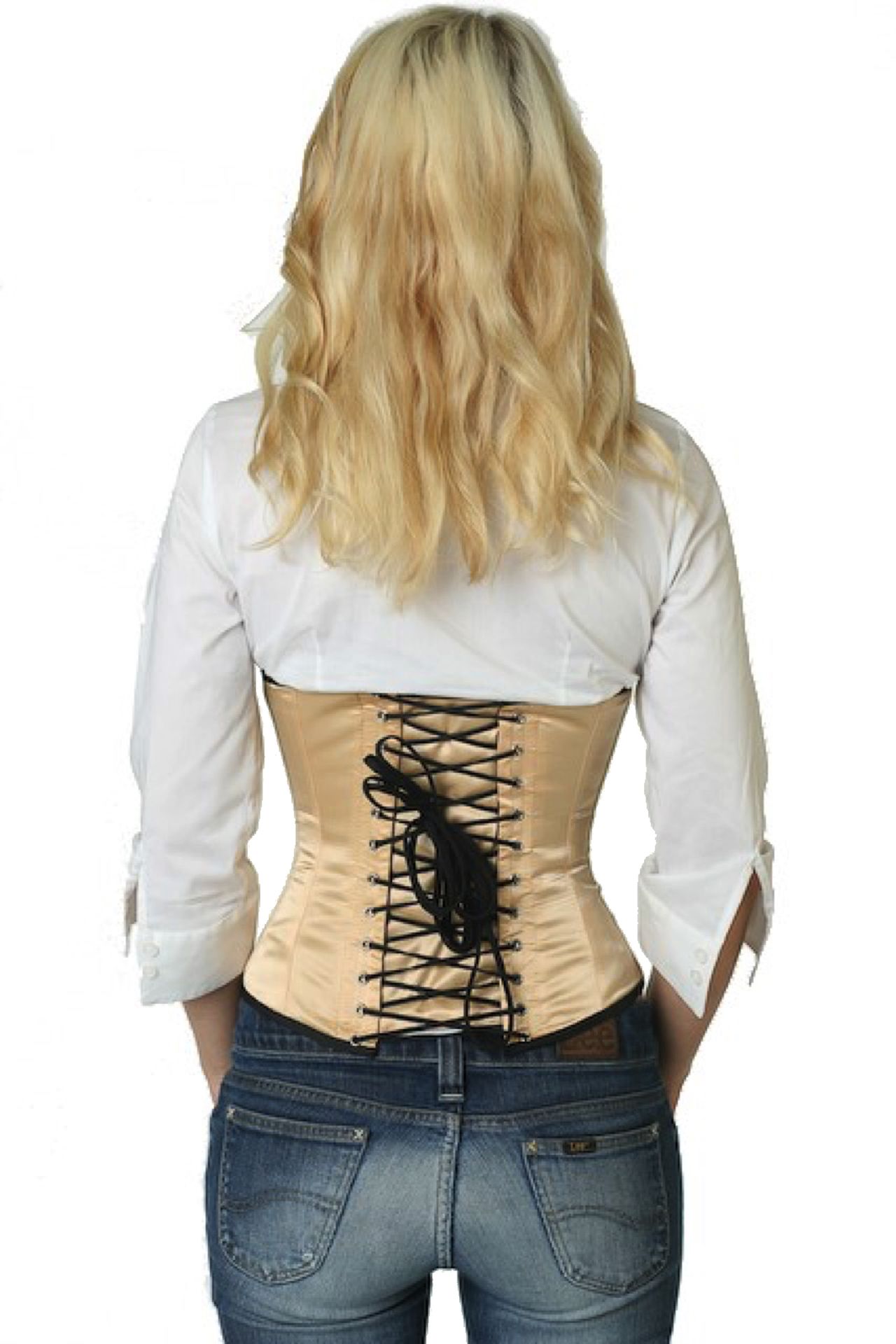 Korsett beige Taillenkorsett Korsett beige Taillenkorsett