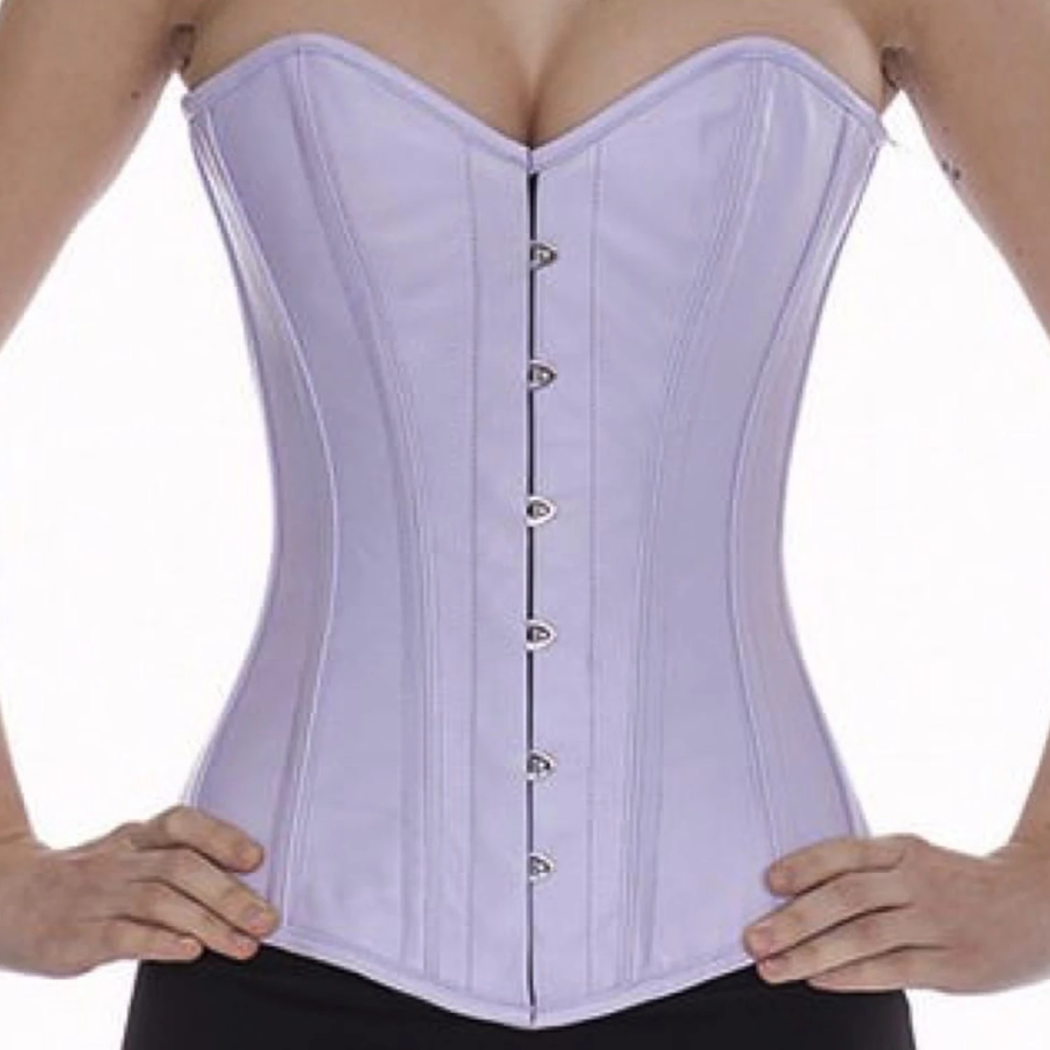 Korsett Vollbrust Hell Violett Leder ly39 Korsett Vollbrust Hell Violett Leder ly39