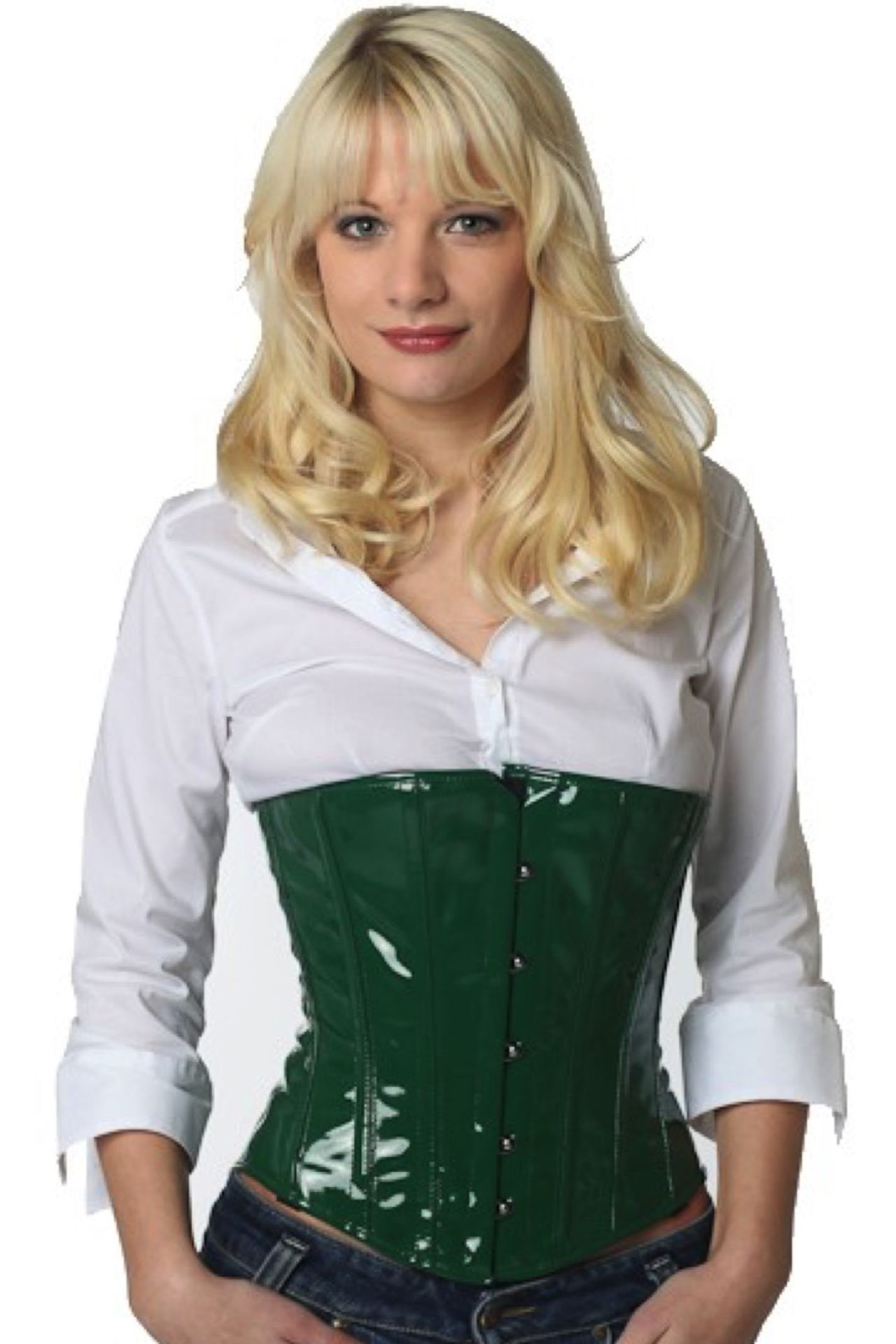 Korsett Lack Grün Unterrust Korsett Lack Grün Unterrust