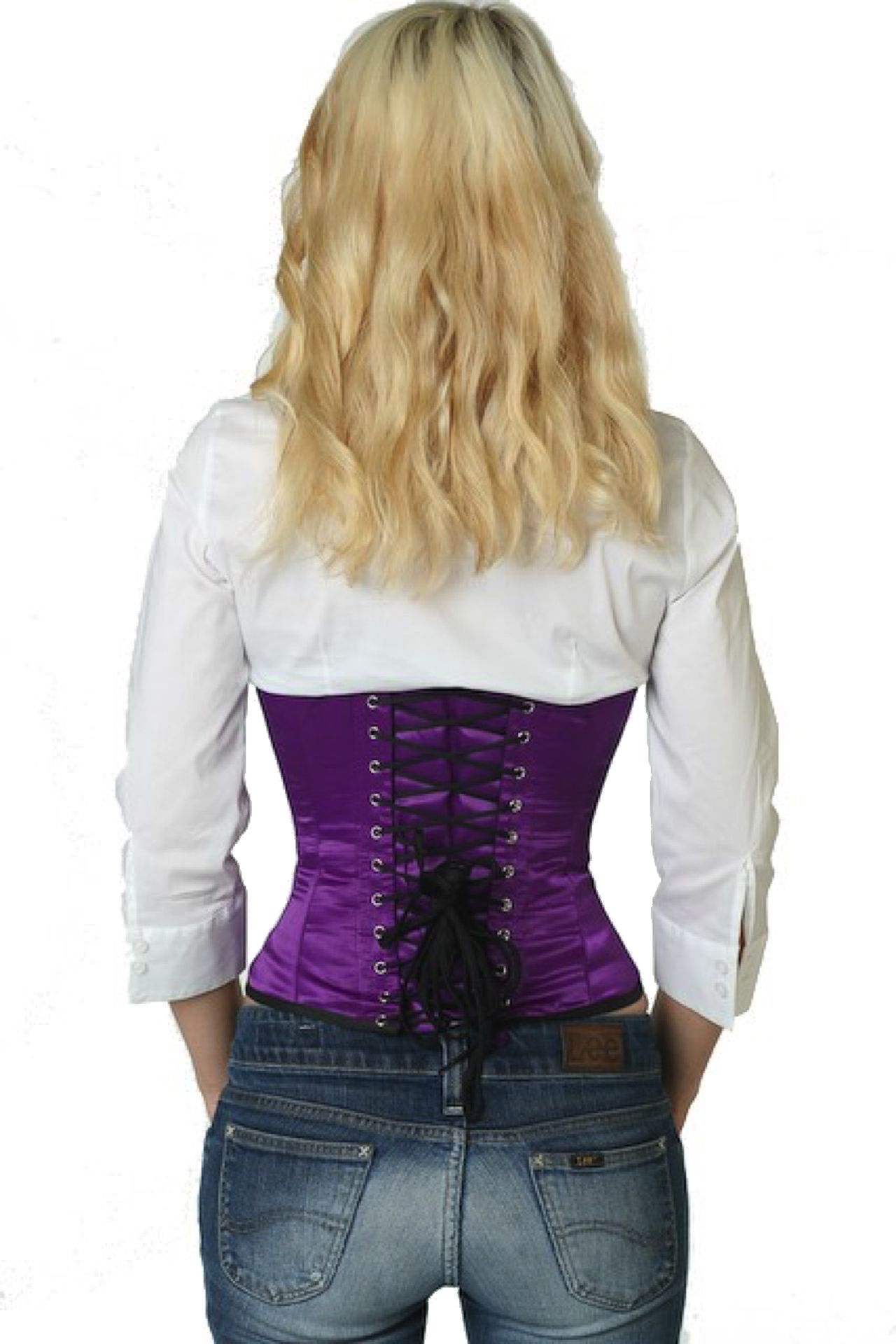 Korsett violett Taillenkorsett Korsett violett Taillenkorsett