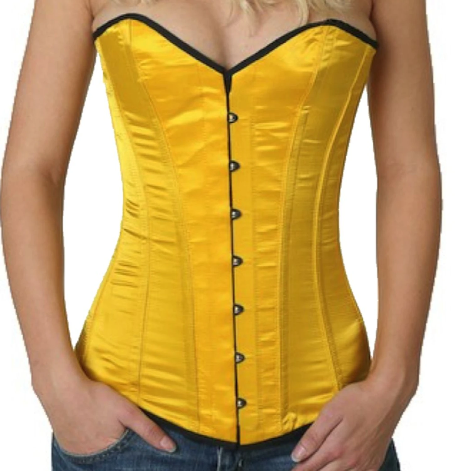 Korsett Gelb Mango Satin Vollbrust sy13 Korsett Gelb Mango Satin Vollbrust sy13
